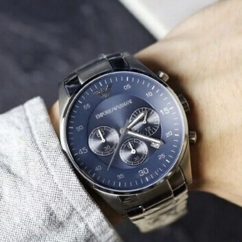 Emporio Armani Chronograph Blue Dial Men's Watch | AR5860